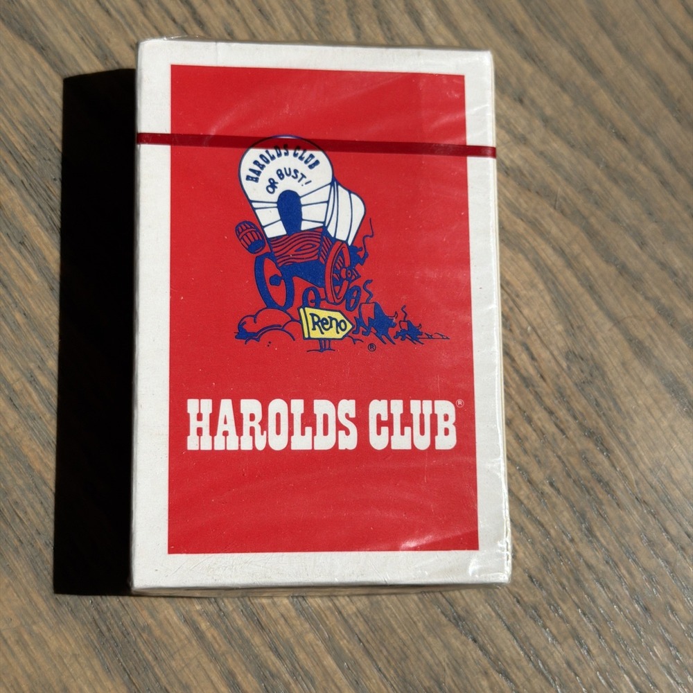 Playing Cards, Sealed Harolds Club Reno Nevada Casino